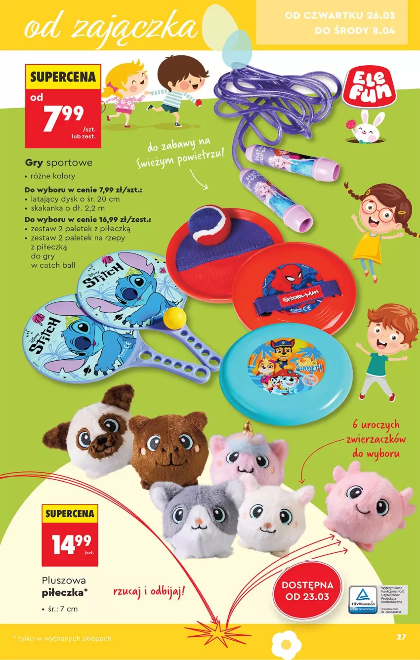 Gazetka promocyjna Biedronka - Okazje Tygodnia - ważna 21.03 do 04.04.2026 - strona 27 - produkty: Gry, Por, Sport