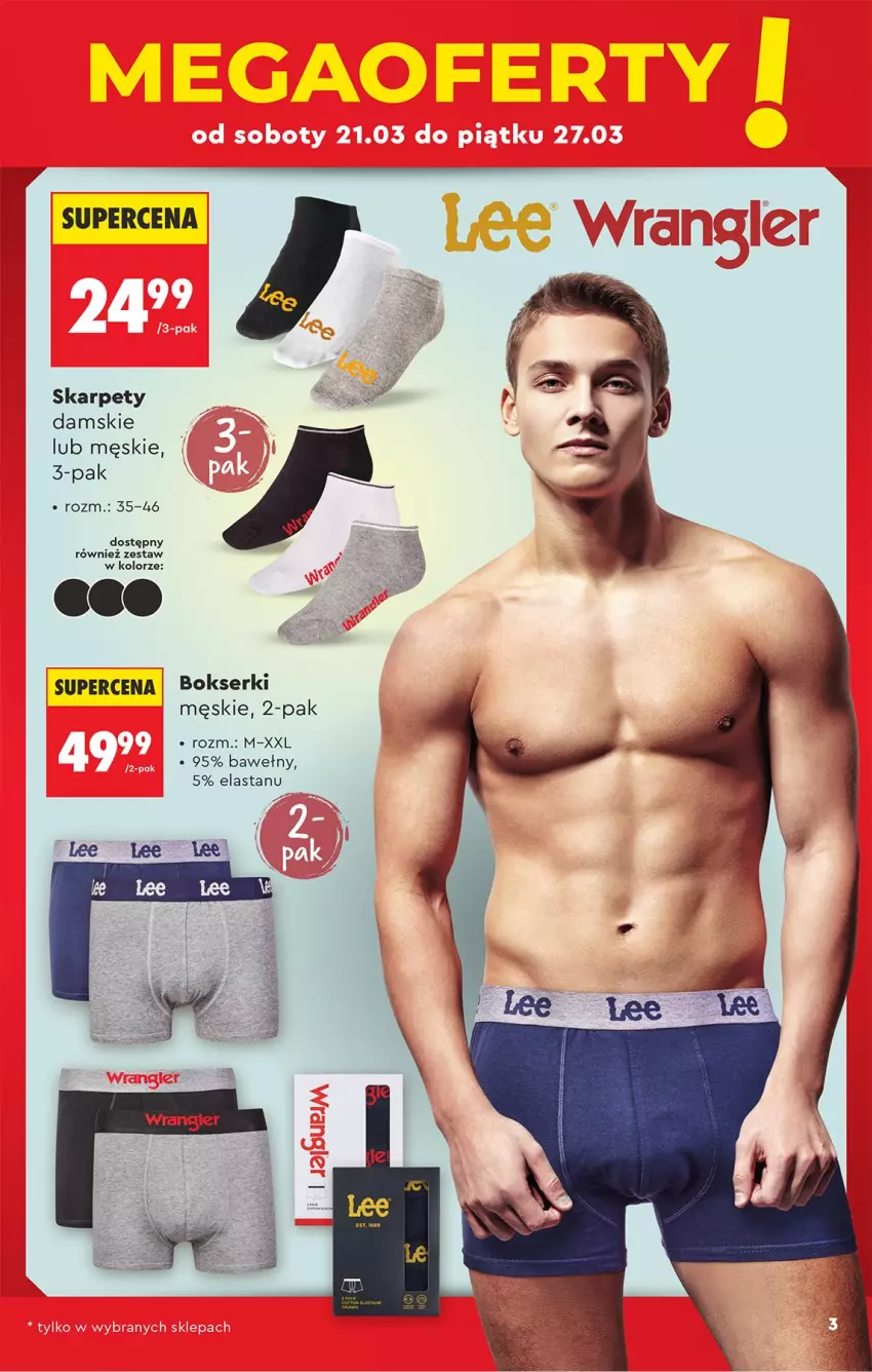 Gazetka promocyjna Biedronka - Okazje Tygodnia - ważna 21.03 do 04.04.2026 - strona 3 - produkty: Bokserki, Karp, Ser