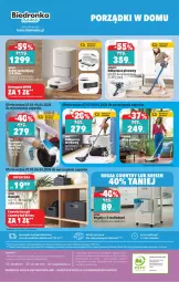 Gazetka promocyjna Biedronka - Okazje Tygodnia - Gazetka - ważna od 04.04 do 04.04.2026 - strona 44 - produkty: Robot sprzątający, Odkurzacz, Mop, Kosz, Regał, Robot, Bateria, Fa