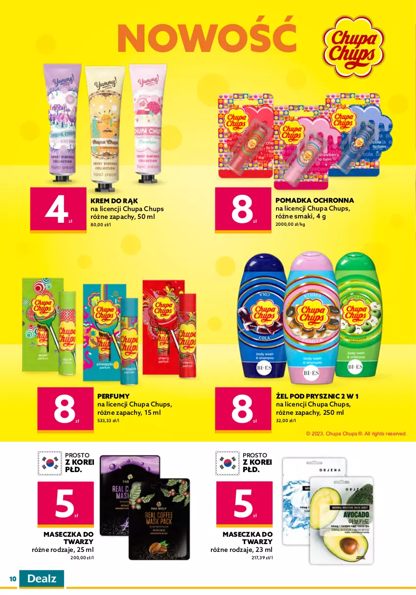 Gazetka promocyjna Dealz - NOWA GAZETKADeal się opłaca! - ważna 25.01 do 07.02.2023 - strona 10 - produkty: Adidas, Chupa Chups, Dove, Garnier, Krem do rąk, Lakier, Lakier do włosów, Malizia, Odżywka, Perfum, Ser, Szampon, Taft