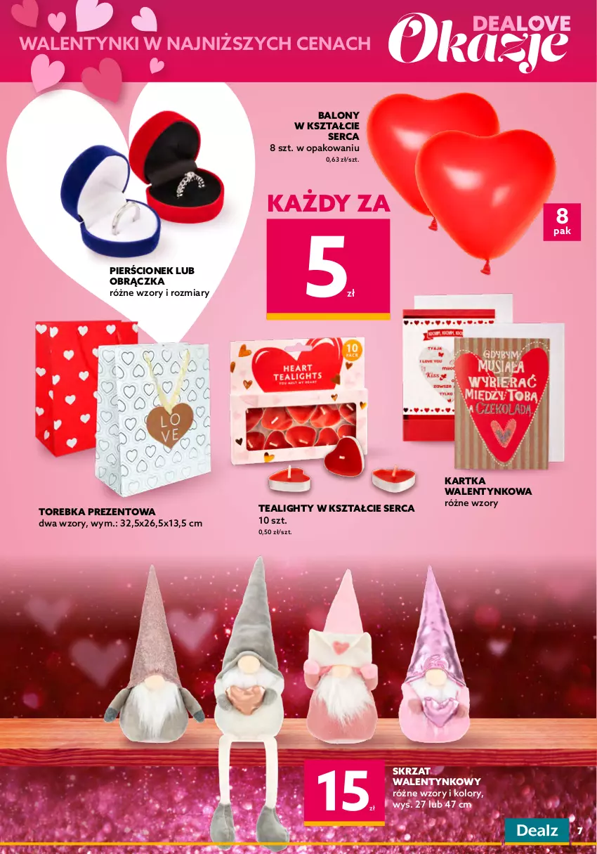 Gazetka promocyjna Dealz - NOWA GAZETKADeal się opłaca! - ważna 25.01 do 07.02.2023 - strona 7 - produkty: Balony, Bateria, Kubek, Pierścionek, Ser, Silan, Skrzat, Torebka