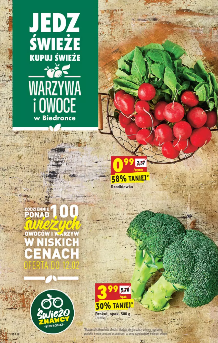 Gazetka promocyjna Biedronka - W tym tygodniu - ważna 10.02 do 16.02.2022 - strona 18 - produkty: Fa, LG, Owoce, Rzodkiewka