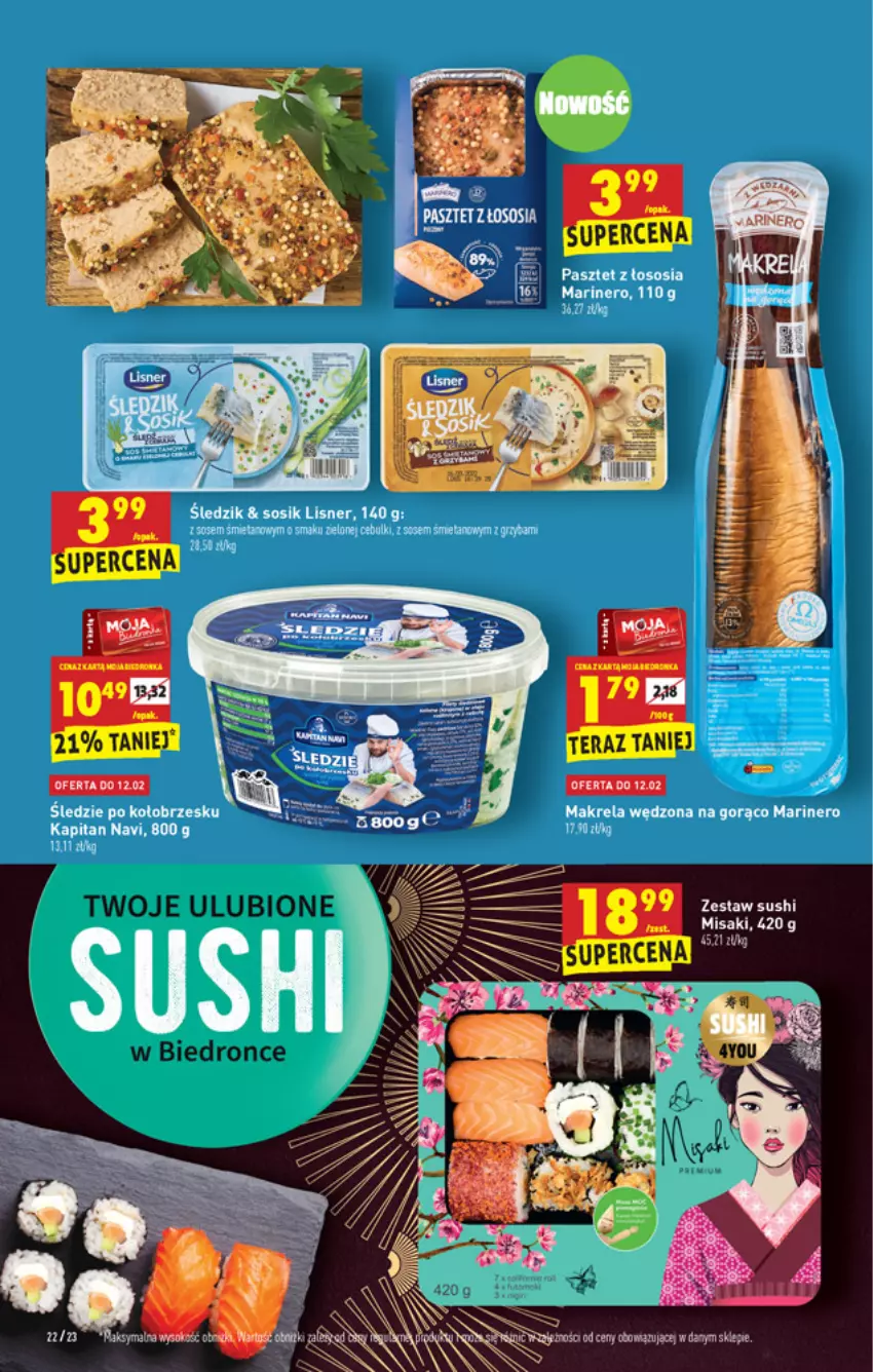 Gazetka promocyjna Biedronka - W tym tygodniu - ważna 10.02 do 16.02.2022 - strona 22 - produkty: Sushi, Tera