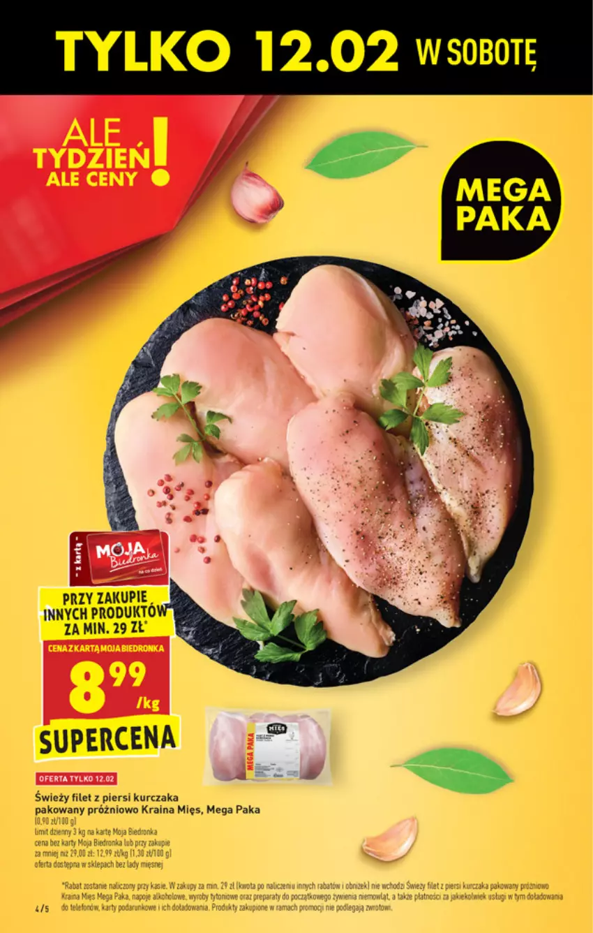 Gazetka promocyjna Biedronka - W tym tygodniu - ważna 10.02 do 16.02.2022 - strona 4 - produkty: Filet z piersi kurczaka, Klej, Kurczak