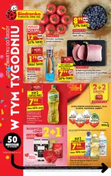 Gazetka promocyjna Biedronka - W tym tygodniu - Gazetka - ważna od 16.02 do 16.02.2022 - strona 1 - produkty: Borówka, Borówka amerykańska, Tera, , Schab wieprzowy, Płyn do płukania, Lenor, Kinder, Pomidor malinowy