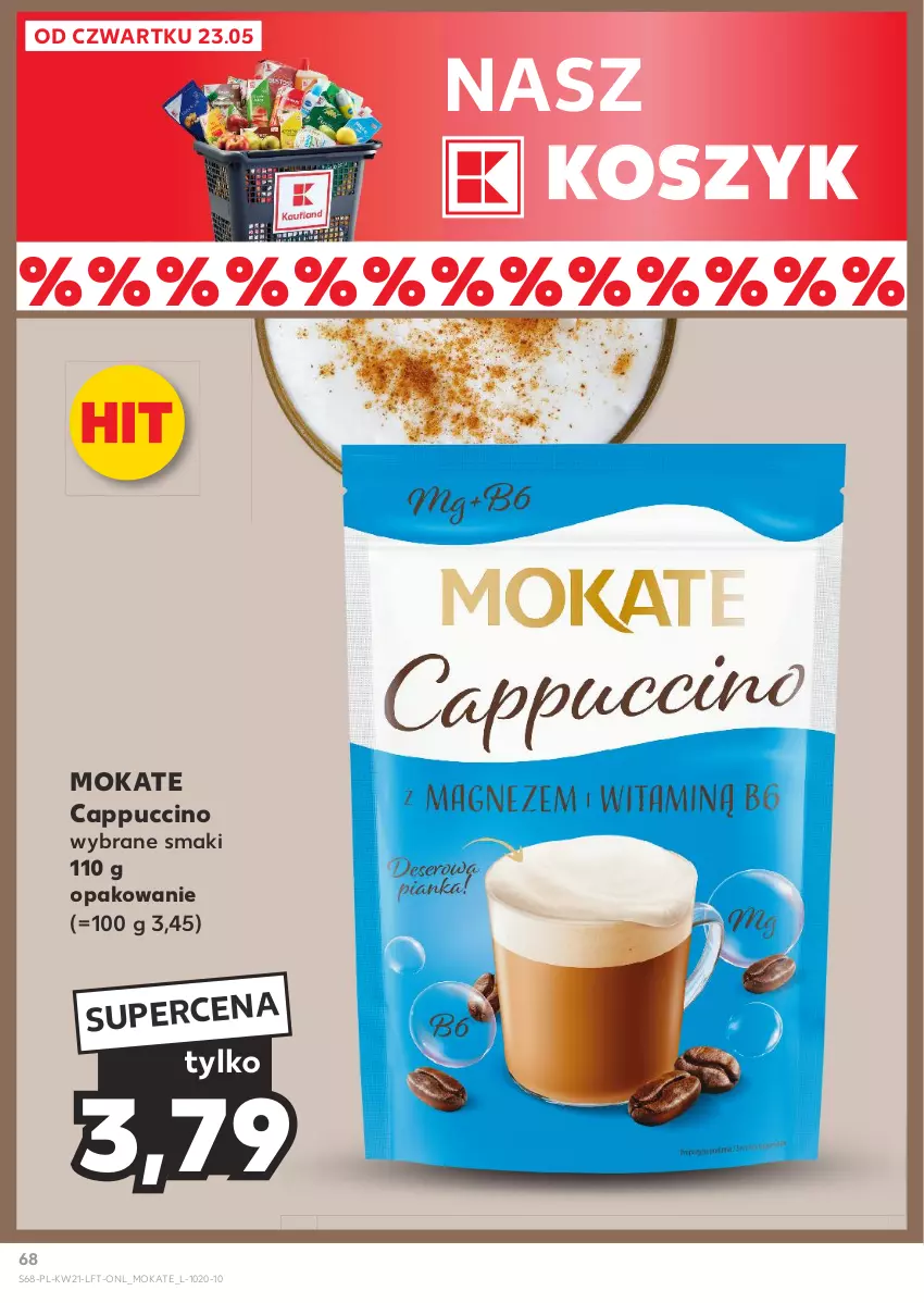 Gazetka promocyjna Kaufland - Gazetka tygodnia - ważna 23.05 do 28.05.2024 - strona 68 - produkty: Cappuccino, Kosz