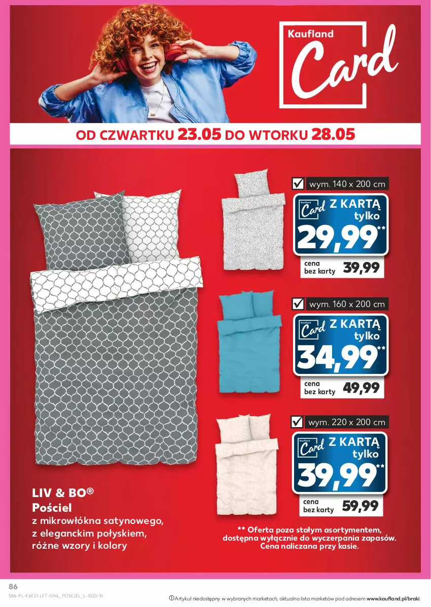 Gazetka promocyjna Kaufland - Gazetka tygodnia - ważna 23.05 do 28.05.2024 - strona 86 - produkty: Dres, Pościel