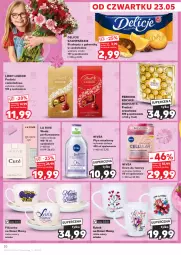 Gazetka promocyjna Kaufland - Gazetka tygodnia - Gazetka - ważna od 28.05 do 28.05.2024 - strona 30 - produkty: Woda perfumowana, Krem do twarzy, Płyn micelarny, Lindor, Perfum, Diamant, Ferrero Rocher, Filiżanka, La Rive, Ferrero, Delicje, Kubek, Woda, Gala, Biszkopty, Lindt, Nivea