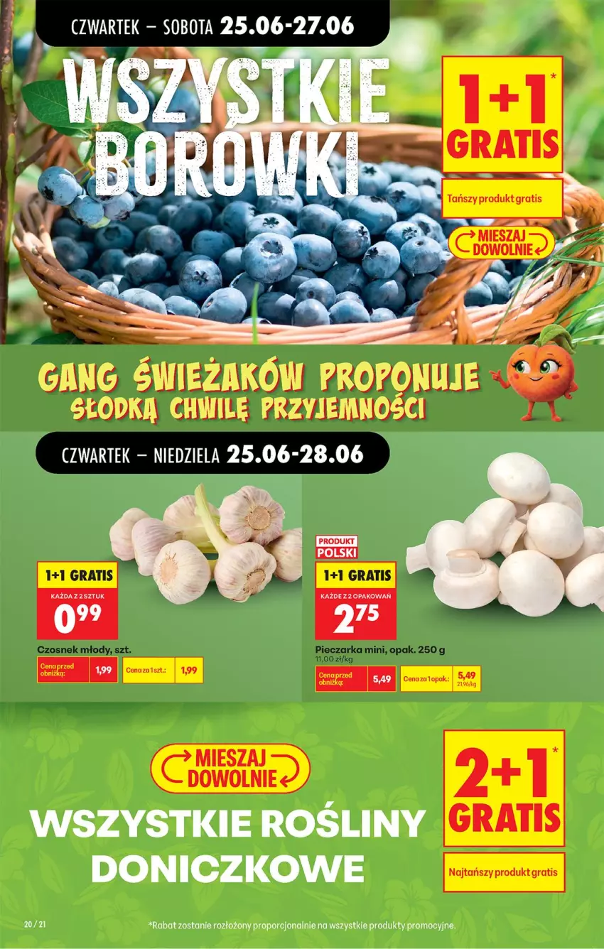 Gazetka promocyjna Biedronka - Od Czwartku - ważna 25.06 do 01.07.2026 - strona 22 - produkty: Czosnek, Gra, Piec, Pieczarka, Por