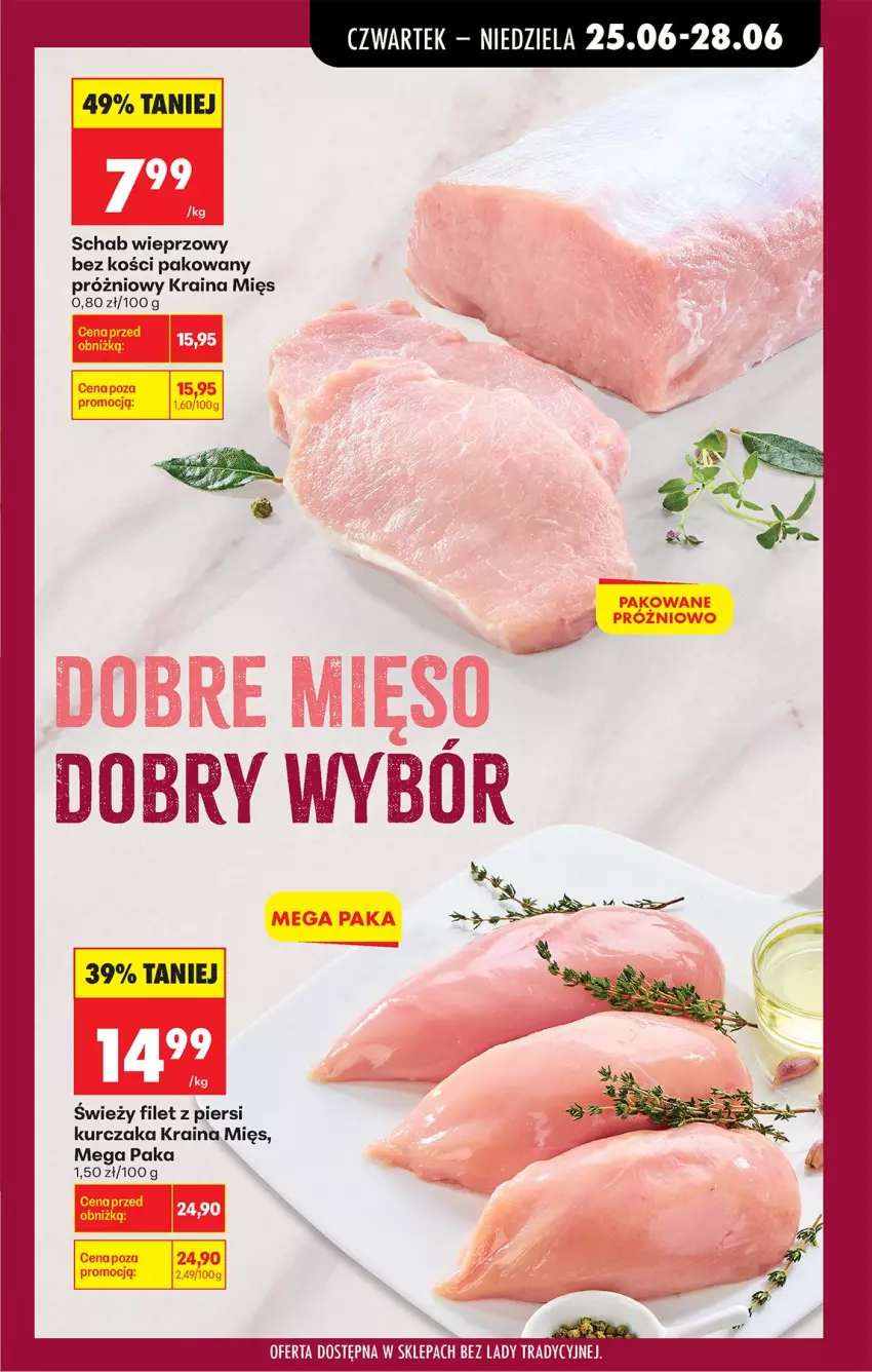 Gazetka promocyjna Biedronka - Od Czwartku - ważna 25.06 do 01.07.2026 - strona 27 - produkty: Filet z piersi kurczaka, Kurczak, Schab wieprzowy