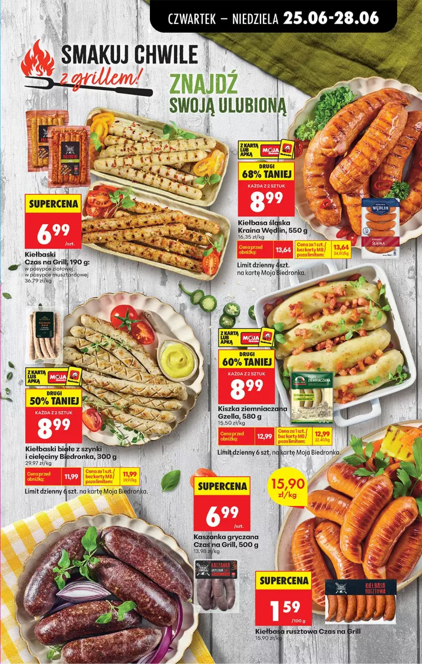 Gazetka promocyjna Biedronka - Od Czwartku - ważna 25.06 do 01.07.2026 - strona 41 - produkty: Grill, Kiełbasa, Mus