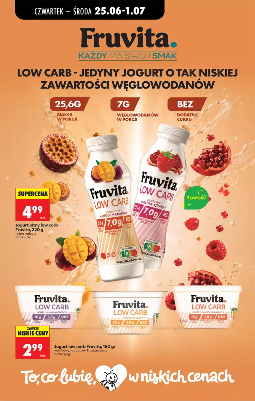 Gazetka promocyjna Biedronka - Od Czwartku - ważna 25.06 do 01.07.2026 - strona 57 - produkty: Jogurt, Jogurt pitny, Por, Woda