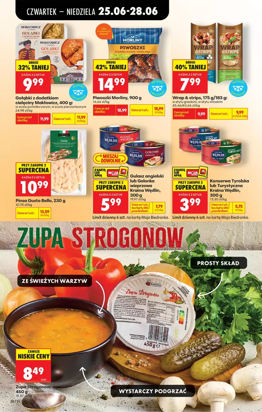 Gazetka promocyjna Biedronka - Od Czwartku - ważna 25.06 do 01.07.2026 - strona 62 - produkty: Bell, Morliny, Piec, Piwo, Sos