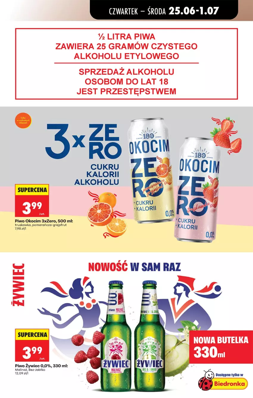 Gazetka promocyjna Biedronka - Od Czwartku - ważna 25.06 do 01.07.2026 - strona 69 - produkty: Gra, Grejpfrut, Koc, Okocim, Piwa, Piwo