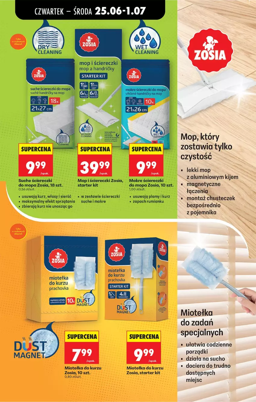 Gazetka promocyjna Biedronka - Od Czwartku - ważna 25.06 do 01.07.2026 - strona 77 - produkty: Kije, Mop, Pojemnik, Por, Rum, Sos