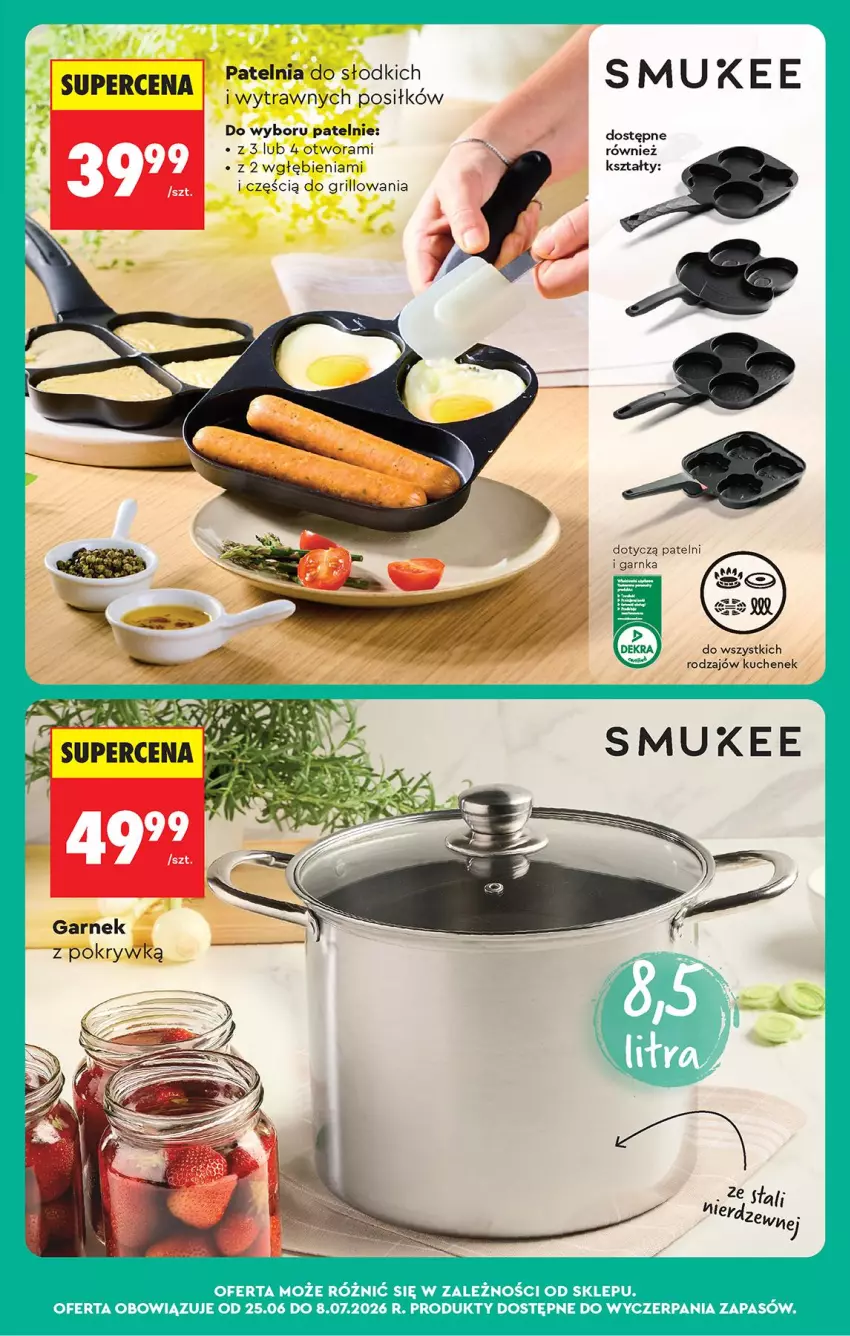 Gazetka promocyjna Biedronka - Od Czwartku - ważna 25.06 do 01.07.2026 - strona 80 - produkty: Garnek, Grill, Patelnia