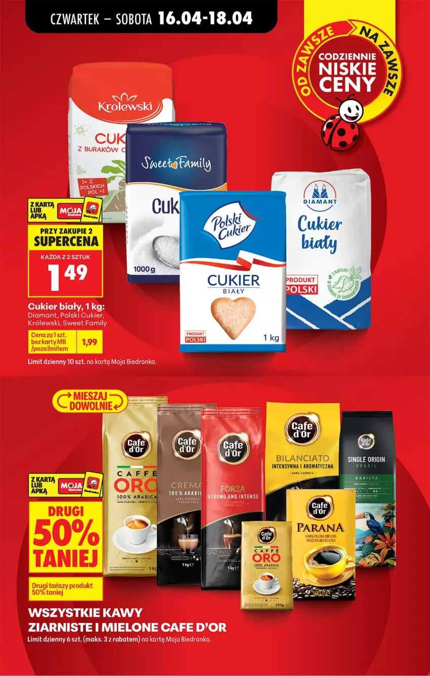 Gazetka promocyjna Biedronka - Od Czwartku - ważna 16.04 do 22.04.2026 - strona 19 - produkty: Cukier, Diamant, Fa, Królewski, Por