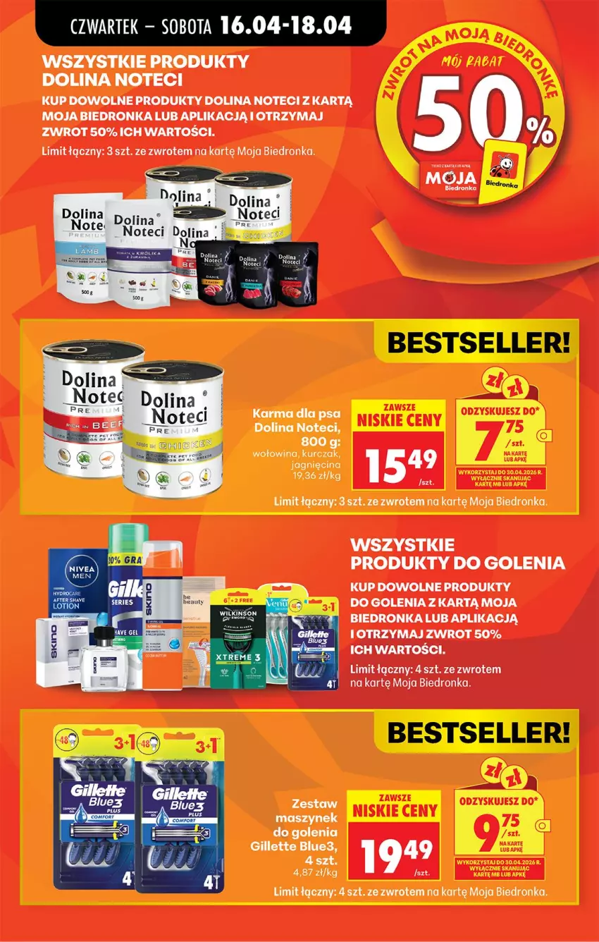Gazetka promocyjna Biedronka - Od Czwartku - ważna 16.04 do 22.04.2026 - strona 24 - produkty: Gillette, Kurczak, Wołowina
