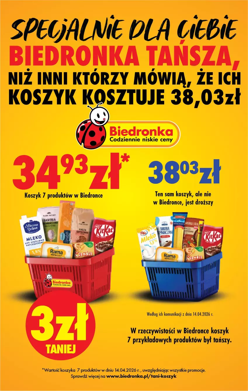 Gazetka promocyjna Biedronka - Od Czwartku - ważna 16.04 do 22.04.2026 - strona 3 - produkty: Kosz