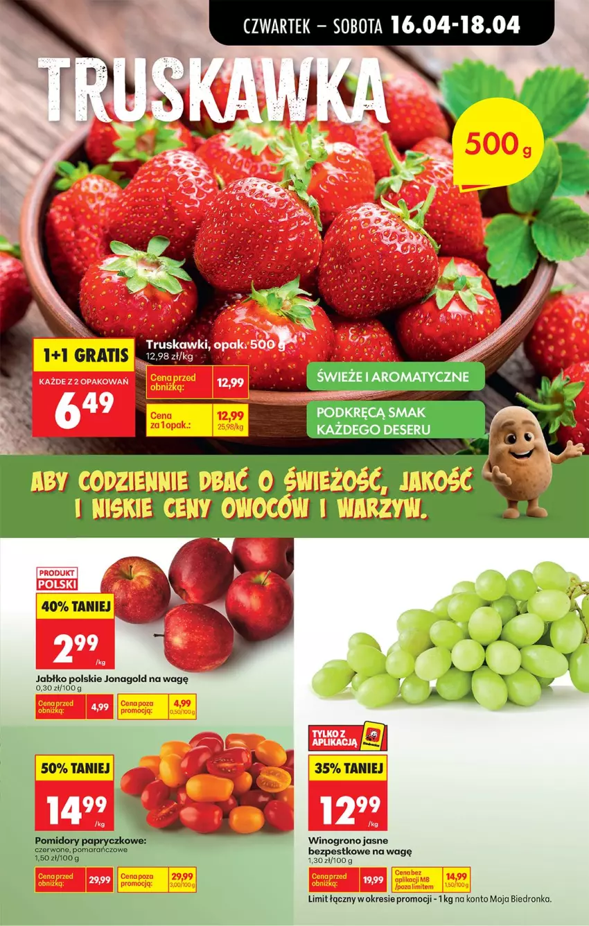Gazetka promocyjna Biedronka - Od Czwartku - ważna 16.04 do 22.04.2026 - strona 31 - produkty: Deser, Gra, Jonagold, Ser, Wino