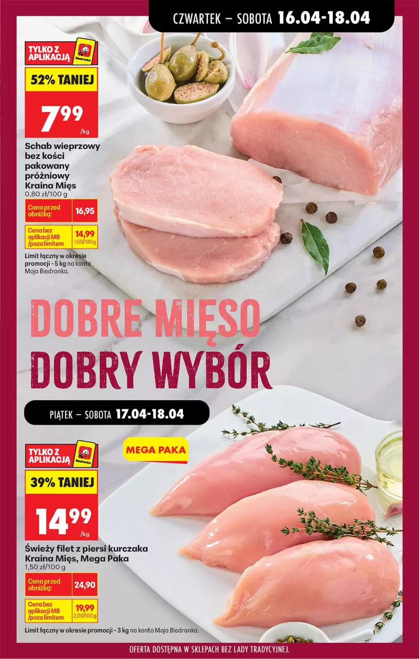 Gazetka promocyjna Biedronka - Od Czwartku - ważna 16.04 do 22.04.2026 - strona 37 - produkty: Fa, Filet z piersi kurczaka, Kurczak, Schab wieprzowy