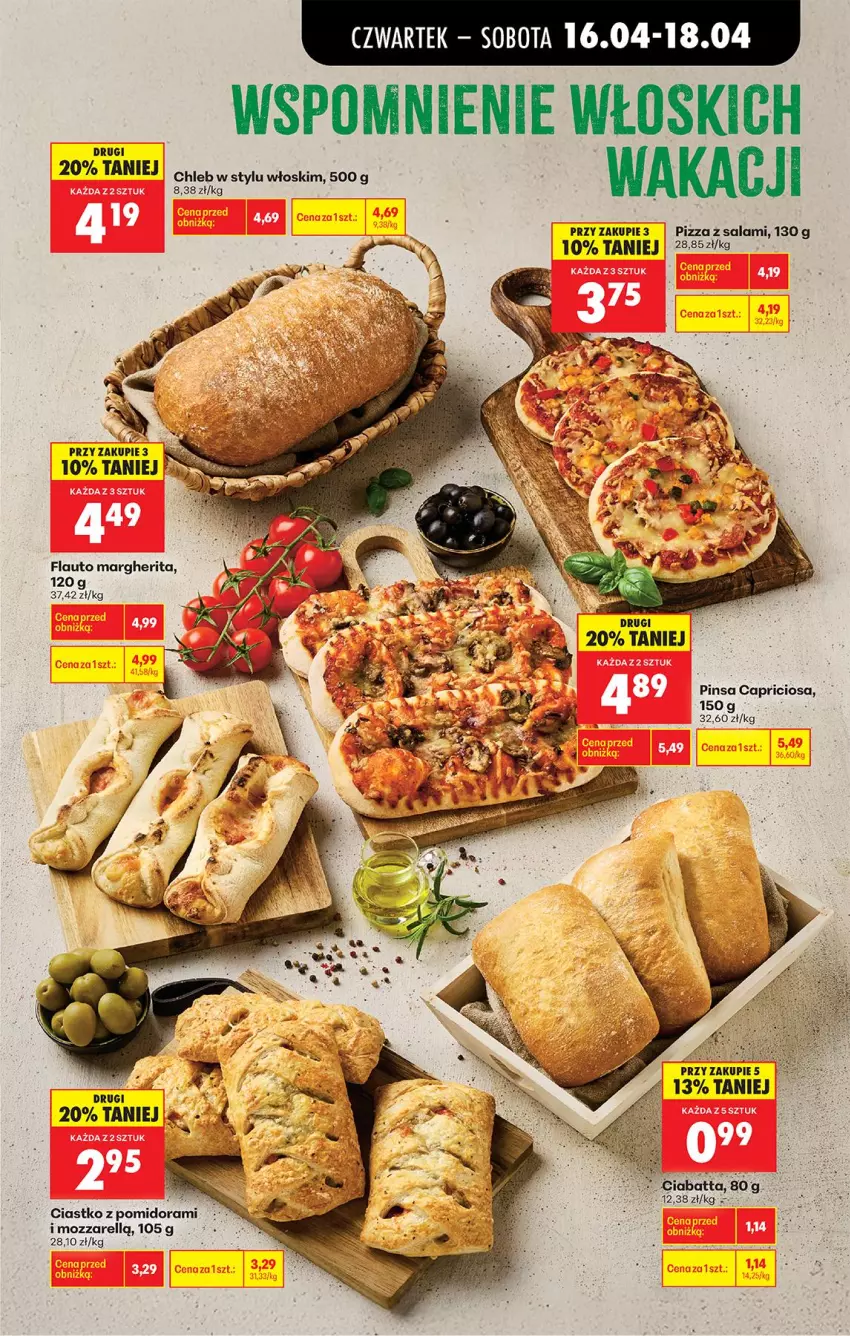 Gazetka promocyjna Biedronka - Od Czwartku - ważna 16.04 do 22.04.2026 - strona 45 - produkty: Pizza, Salami