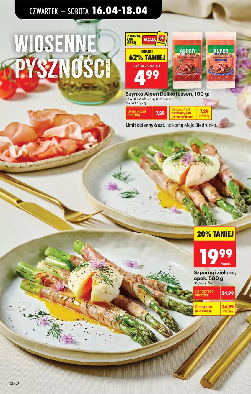 Gazetka promocyjna Biedronka - Od Czwartku - ważna 16.04 do 22.04.2026 - strona 46 - produkty: Szynka