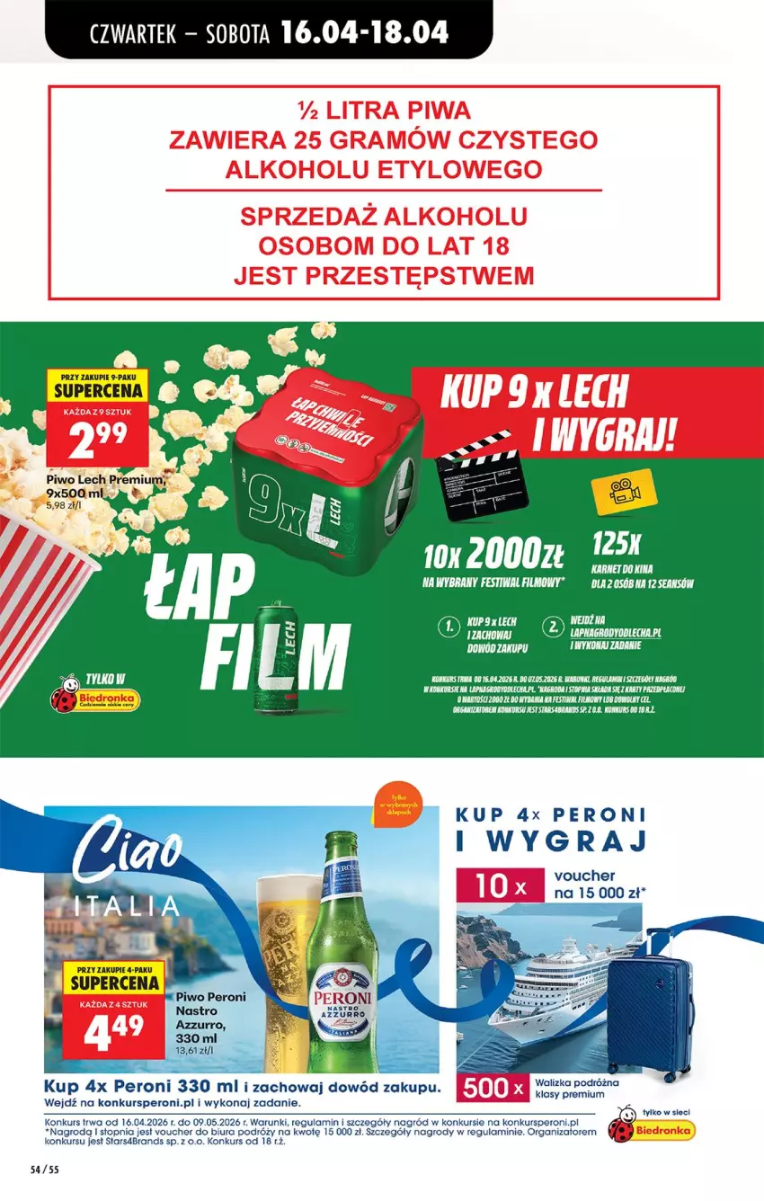 Gazetka promocyjna Biedronka - Od Czwartku - ważna 16.04 do 22.04.2026 - strona 70 - produkty: Gra, Nokia, Piwo, Top, Walizka