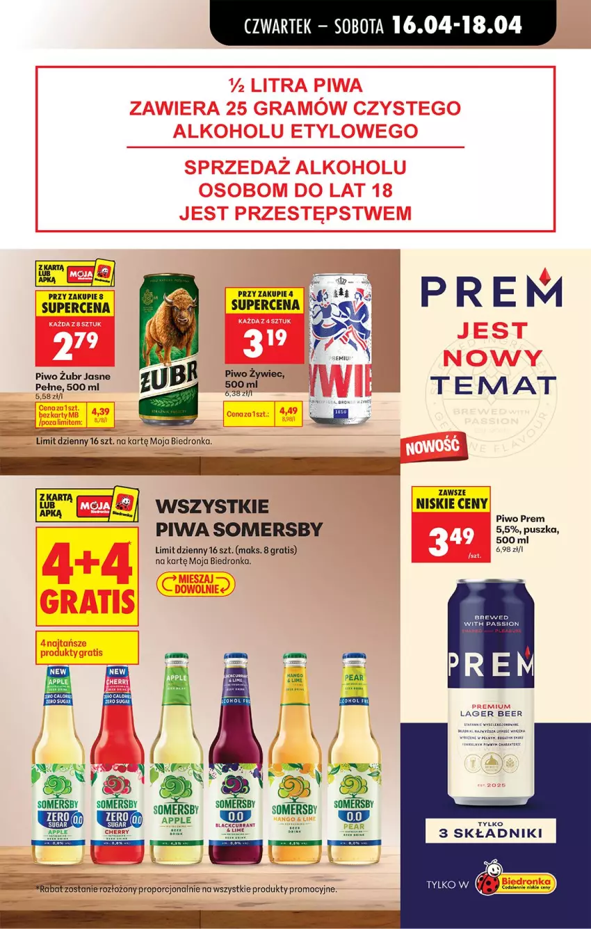 Gazetka promocyjna Biedronka - Od Czwartku - ważna 16.04 do 22.04.2026 - strona 71 - produkty: Fa, Gra, Lack, Piwa, Piwo, Por, Somersby