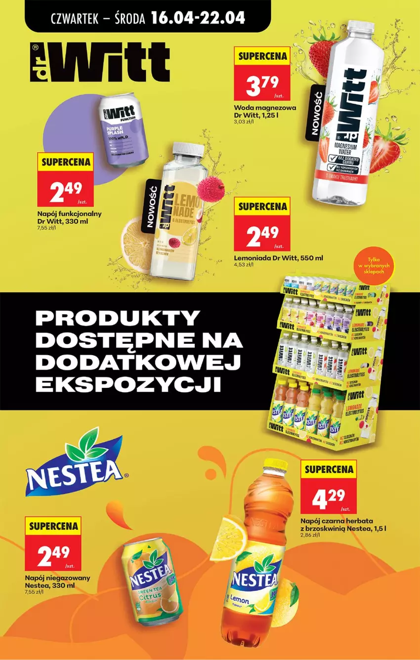 Gazetka promocyjna Biedronka - Od Czwartku - ważna 16.04 do 22.04.2026 - strona 85 - produkty: Herbata, Napój, Napój niegazowany, Nestea