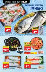 Gazetka promocyjna Biedronka - Od Czwartku - Gazetka - ważna od 22.04 do 22.04.2026 - strona 40 - produkty: Halibut, Filet z sandacza, Mule, Krewetki, Sandacz