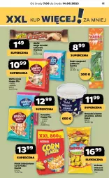 Gazetka promocyjna Netto - Artykuły spożywcze - Gazetka - ważna od 14.06 do 14.06.2023 - strona 11 - produkty: Goplana, Corn flakes, Orzeszki, Chałwa, Karp, Wafle, LANA, Grześki, Spaghetti, Danio, Orzeszki ziemne, Kakao, Haribo, Nestlé, Kokos