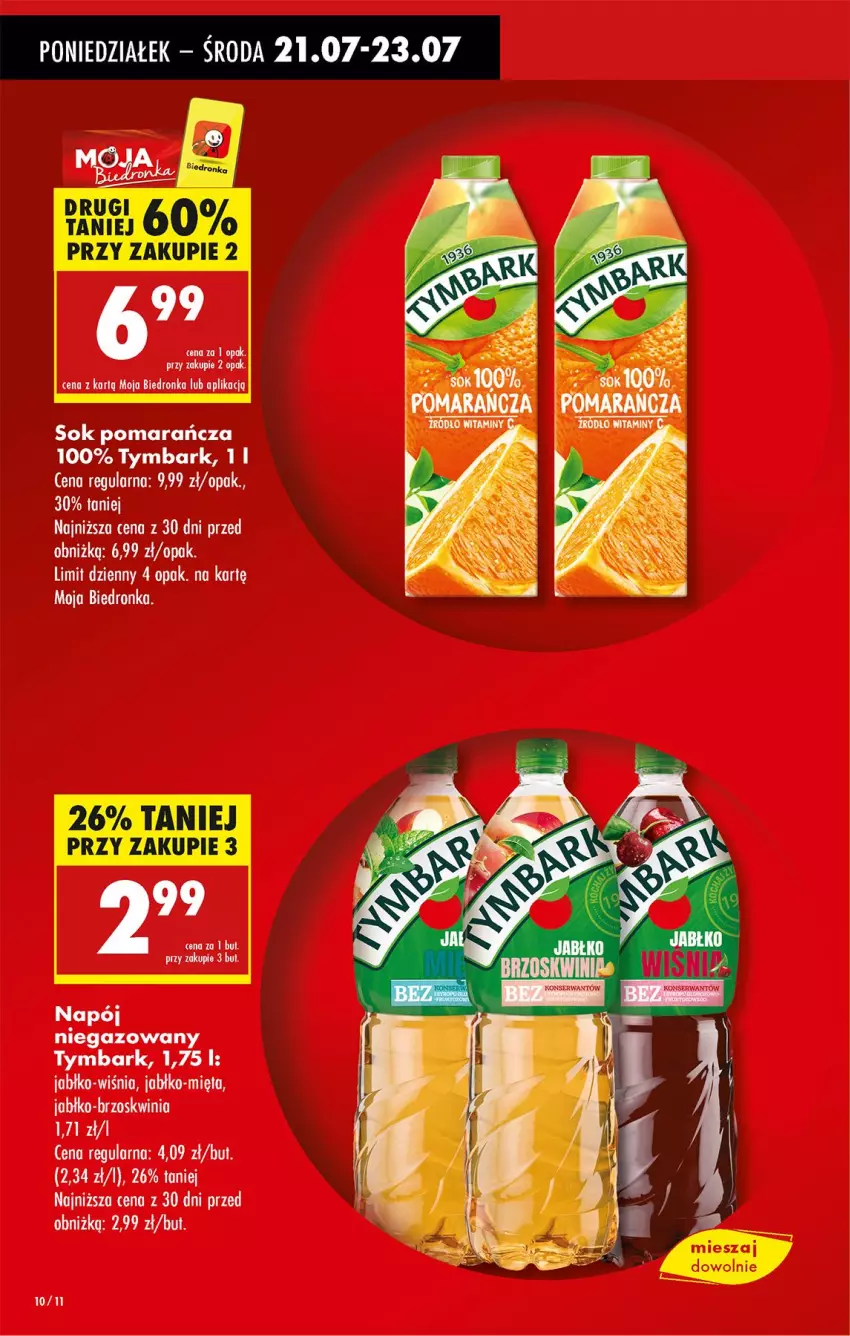 Gazetka promocyjna Biedronka - Od Poniedziałku - ważna 21.07 do 26.07.2025 - strona 16 - produkty: Ser, Tymbark
