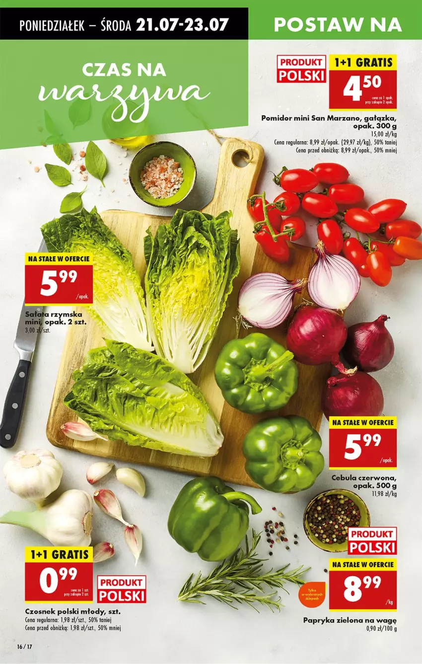 Gazetka promocyjna Biedronka - Od Poniedziałku - ważna 21.07 do 26.07.2025 - strona 22 - produkty: Cebula, Cebula czerwona, Czosnek, Fa, Gra, Papryka