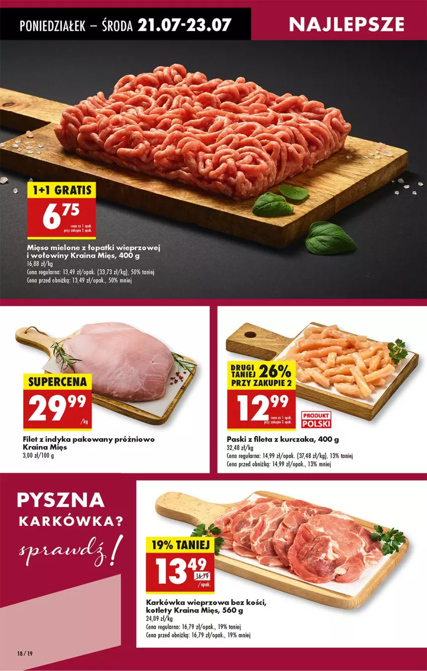 Gazetka promocyjna Biedronka - Od Poniedziałku - ważna 21.07 do 26.07.2025 - strona 26 - produkty: Fa, Gra, Karkówka wieprzowa, Kotlet, Kurczak