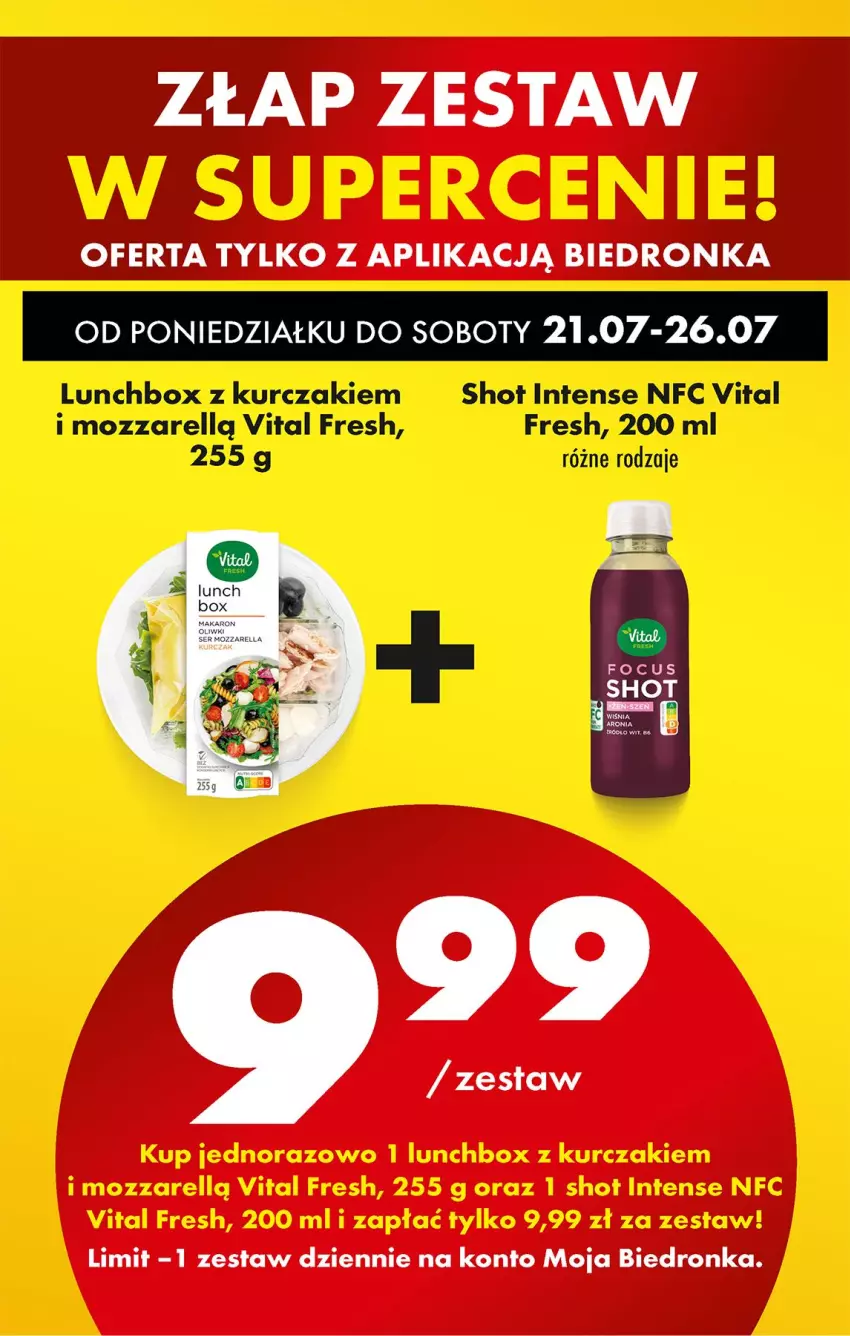 Gazetka promocyjna Biedronka - Od Poniedziałku - ważna 21.07 do 26.07.2025 - strona 3 - produkty: Kurczak