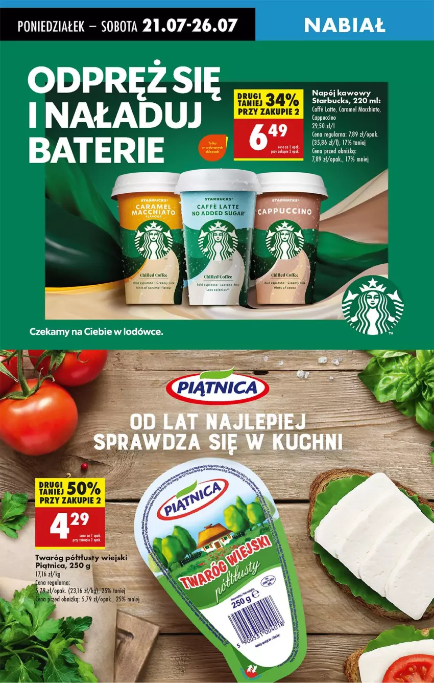Gazetka promocyjna Biedronka - Od Poniedziałku - ważna 21.07 do 26.07.2025 - strona 34 - produkty: Chia, Napój, Twaróg