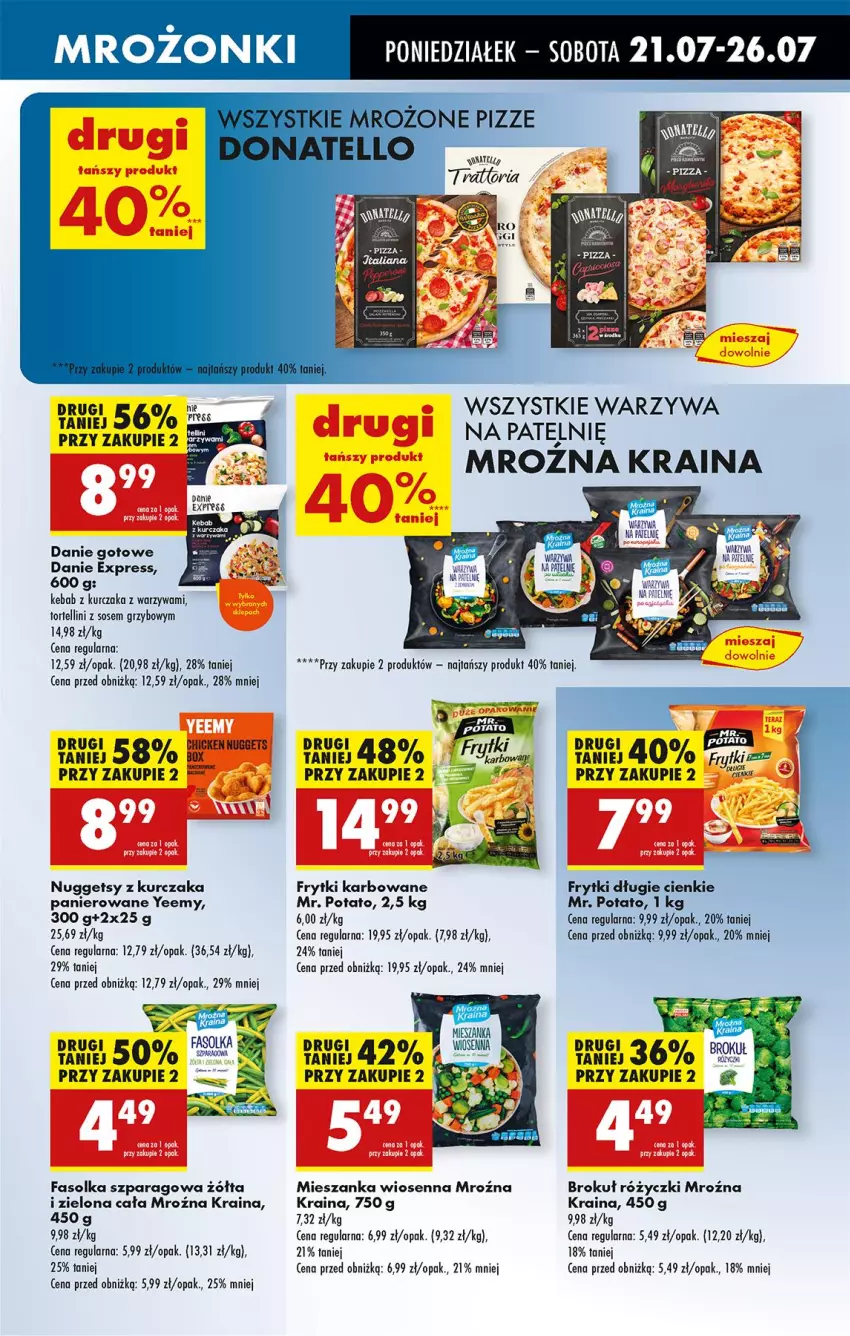 Gazetka promocyjna Biedronka - Od Poniedziałku - ważna 21.07 do 26.07.2025 - strona 43 - produkty: Danie gotowe, Fa, Frytki, Kebab, Kebab z kurczaka, Kurczak, Sos, Warzywa