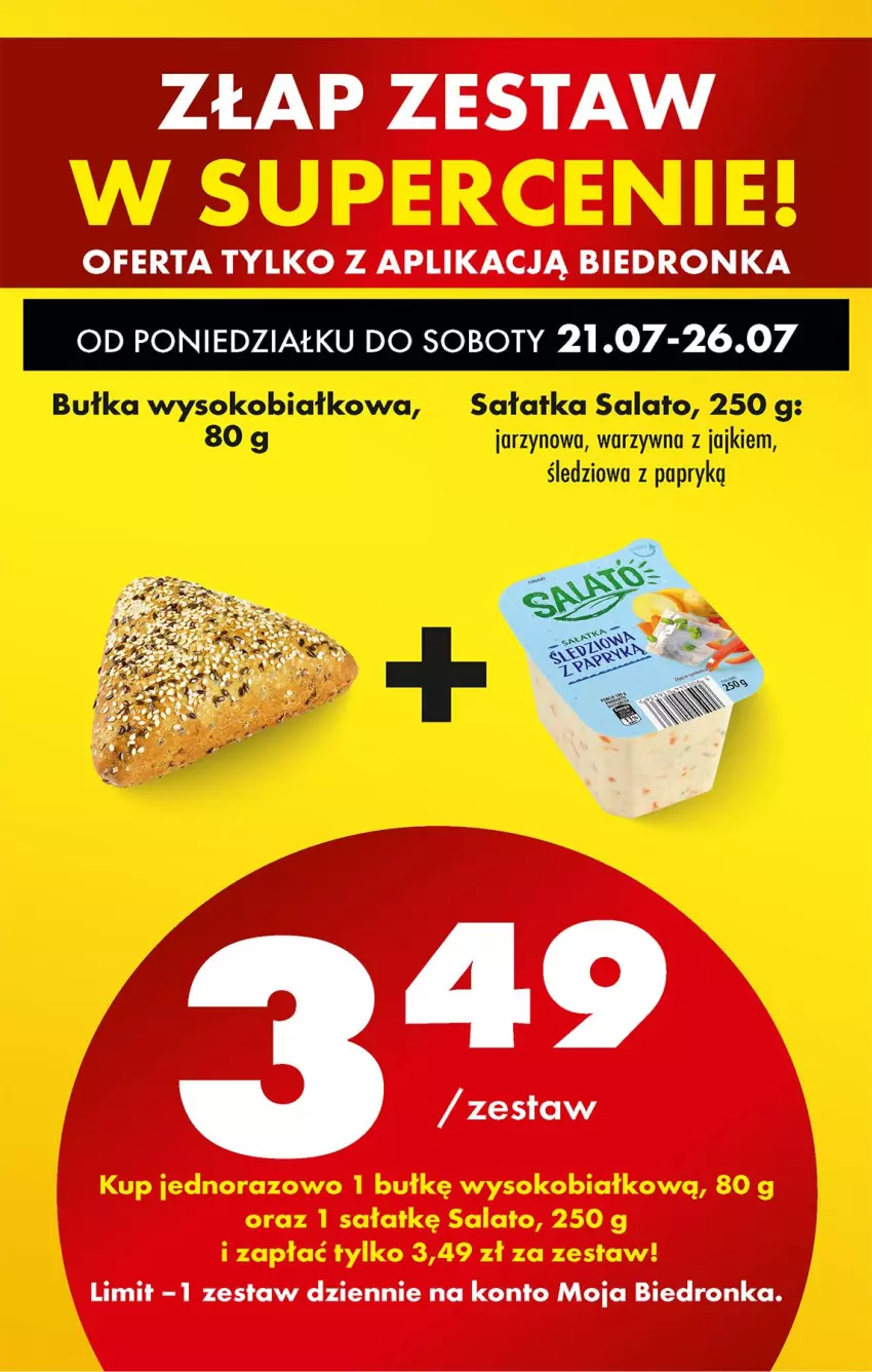 Gazetka promocyjna Biedronka - Od Poniedziałku - ważna 21.07 do 26.07.2025 - strona 5 - produkty: Sałat, Sałatka, Sok