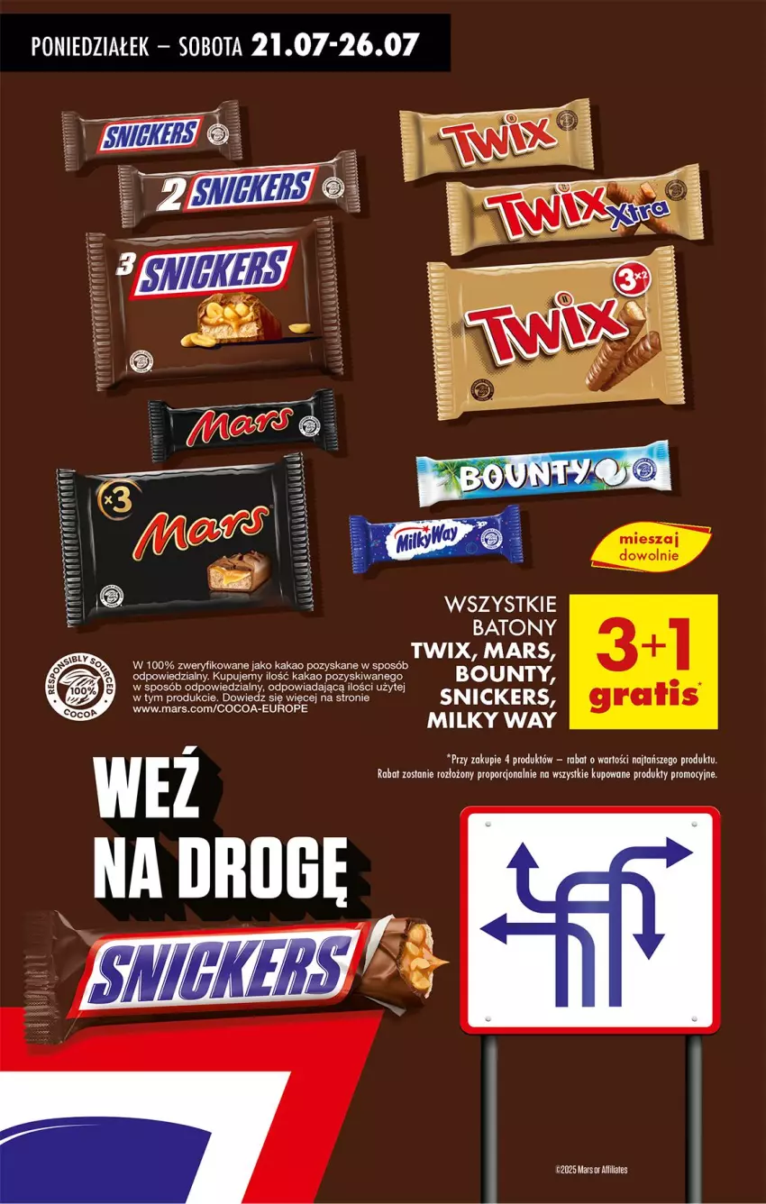 Gazetka promocyjna Biedronka - Od Poniedziałku - ważna 21.07 do 26.07.2025 - strona 51 - produkty: Baton, Kakao, Mars, Por, Twix
