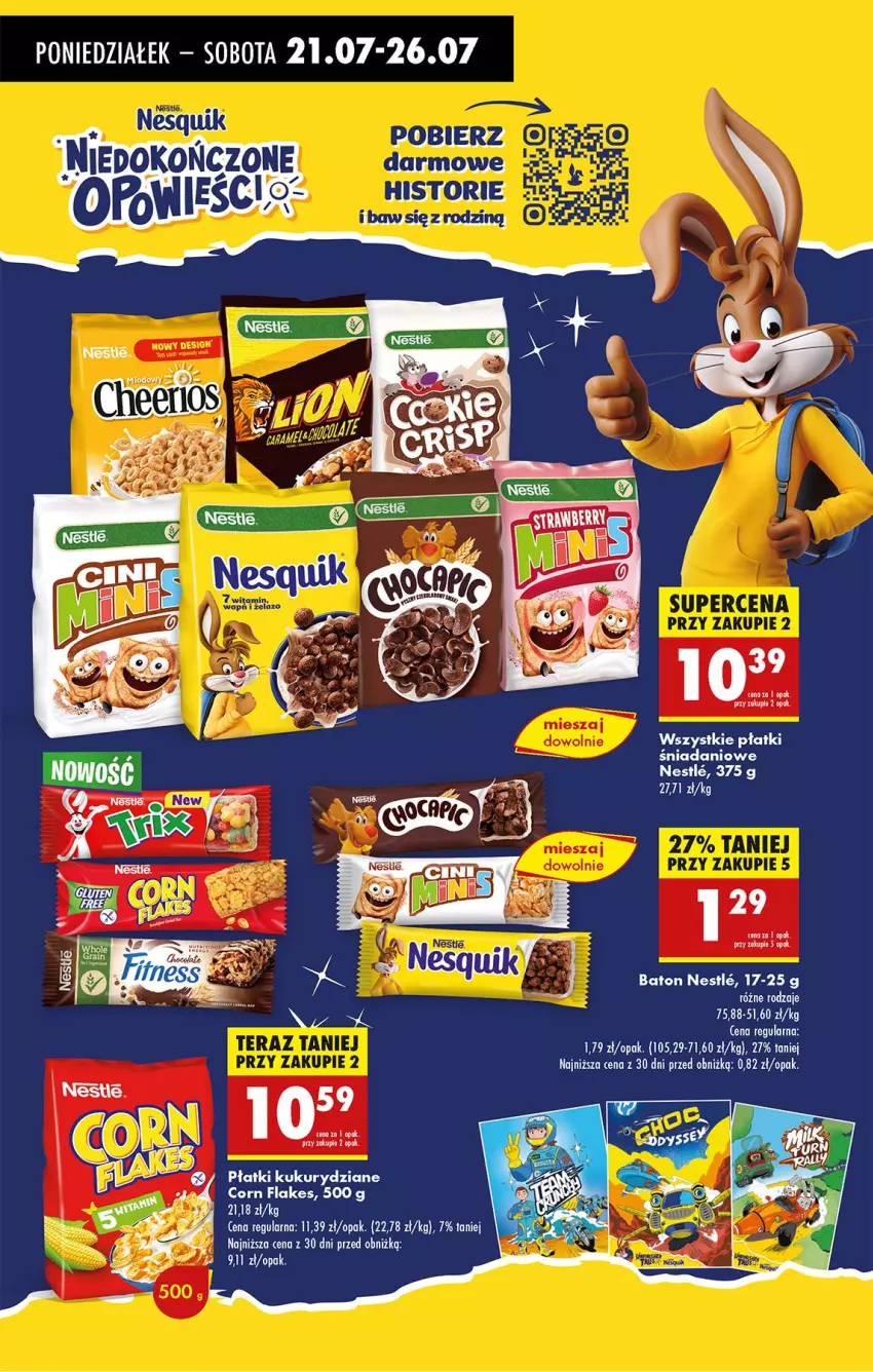 Gazetka promocyjna Biedronka - Od Poniedziałku - ważna 21.07 do 26.07.2025 - strona 57 - produkty: Baton, Corn flakes, Danio