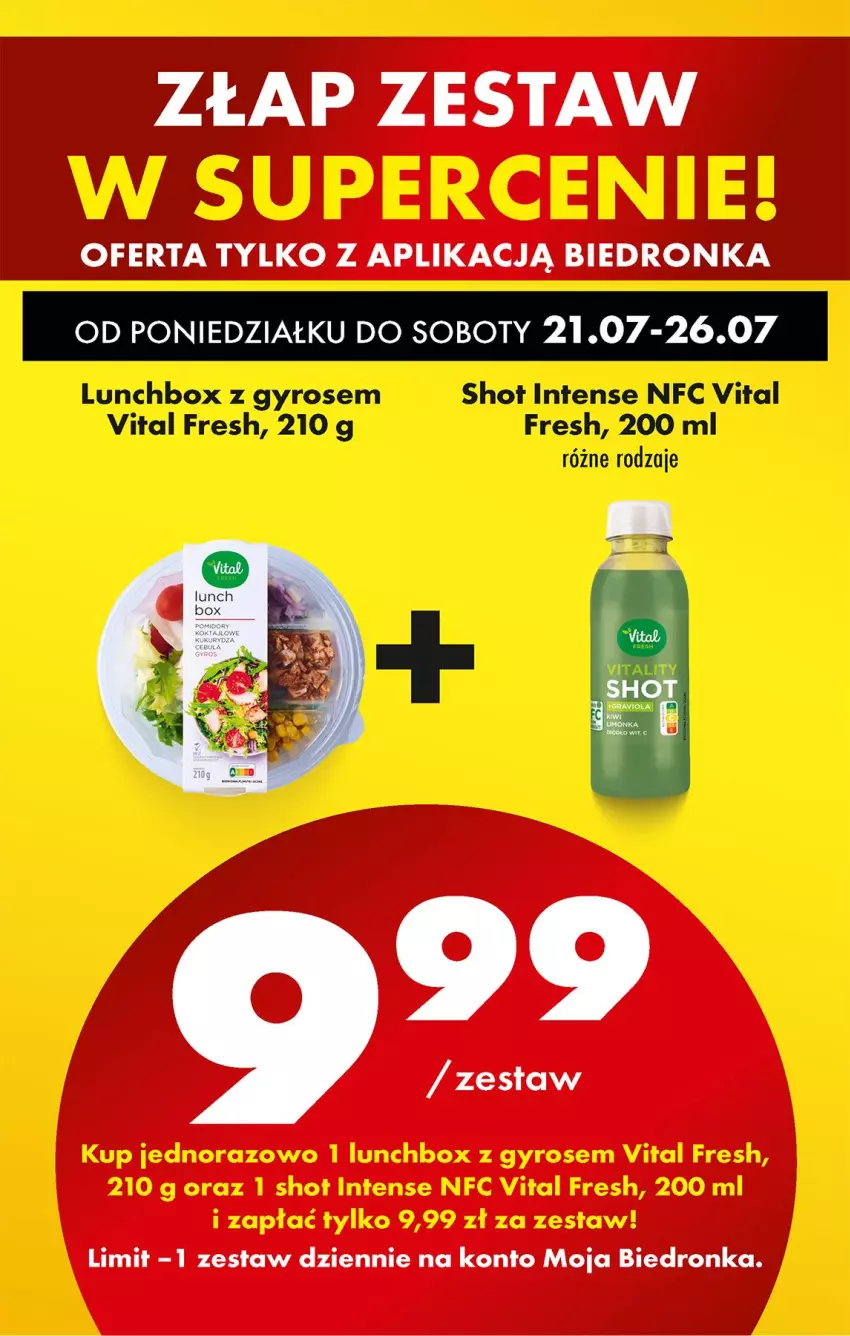 Gazetka promocyjna Biedronka - Od Poniedziałku - ważna 21.07 do 26.07.2025 - strona 6 - produkty: Gyros
