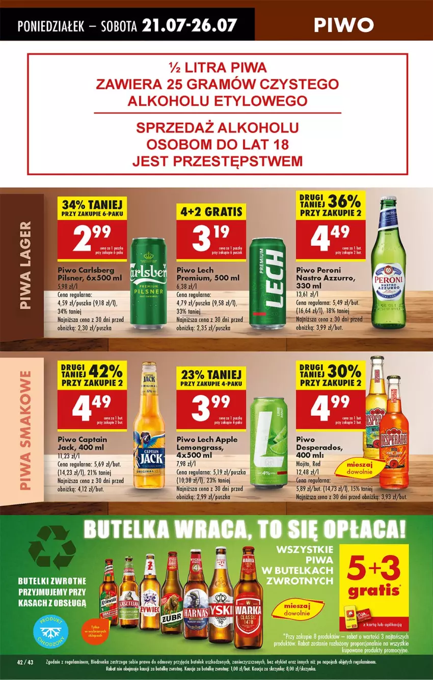 Gazetka promocyjna Biedronka - Od Poniedziałku - ważna 21.07 do 26.07.2025 - strona 62 - produkty: Dior, Fa, Gra, Piwa, Piwo