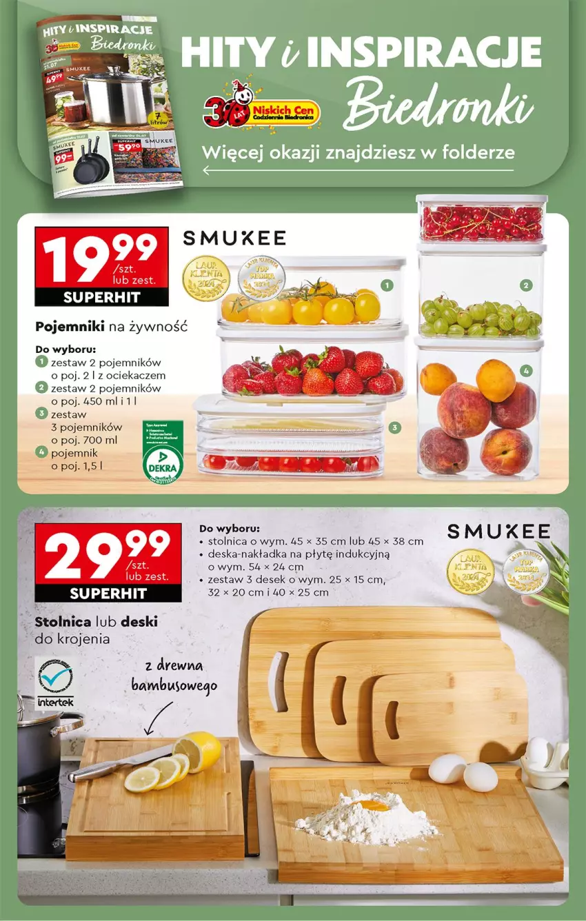 Gazetka promocyjna Biedronka - Od Poniedziałku - ważna 21.07 do 26.07.2025 - strona 80 - produkty: Ociekacz, Pojemnik, Stolnica
