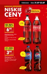 Gazetka promocyjna Biedronka - Od Poniedziałku - Gazetka - ważna od 26.07 do 26.07.2025 - strona 15 - produkty: Coca-Cola, Pepsi, Napój gazowany, Napój