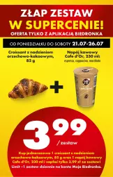 Gazetka promocyjna Biedronka - Od Poniedziałku - Gazetka - ważna od 26.07 do 26.07.2025 - strona 4 - produkty: Chia, Croissant, Cappuccino, Kakao, Napój, Fa
