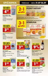 Gazetka promocyjna Biedronka - Od Poniedziałku - Gazetka - ważna od 26.07 do 26.07.2025 - strona 45 - produkty: Kasza jaglana, Glazura, Koncentrat pomidorowy, Makaron, Sól, Por, Cukier, Królewski, Diamant, Tera, LANA, Fasola, Eleo, Cukier trzcinowy, Obrus, Gaga, Kasza, Lazur, Ocet, Fa
