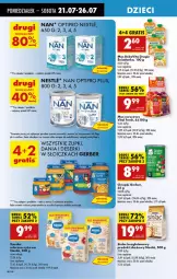 Gazetka promocyjna Biedronka - Od Poniedziałku - Gazetka - ważna od 26.07 do 26.07.2025 - strona 72 - produkty: Ser, Ryż, Por, Mus, Gra, Gerber, Sinlac, O nas, Chrupki, NAN Optipro, Deser, Karmi, Mleko