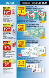 Gazetka promocyjna Biedronka - Od Poniedziałku - Gazetka - ważna od 26.07 do 26.07.2025 - strona 73 - produkty: Top, Por, Pur, Gra, Pampers, Papier, Majtki, Papier toaletowy, Dada, Mleczko, Oliwka dla dzieci, Chusteczki, Dzieci, Pieluchomajtki, Nivea Baby, Nivea, LG