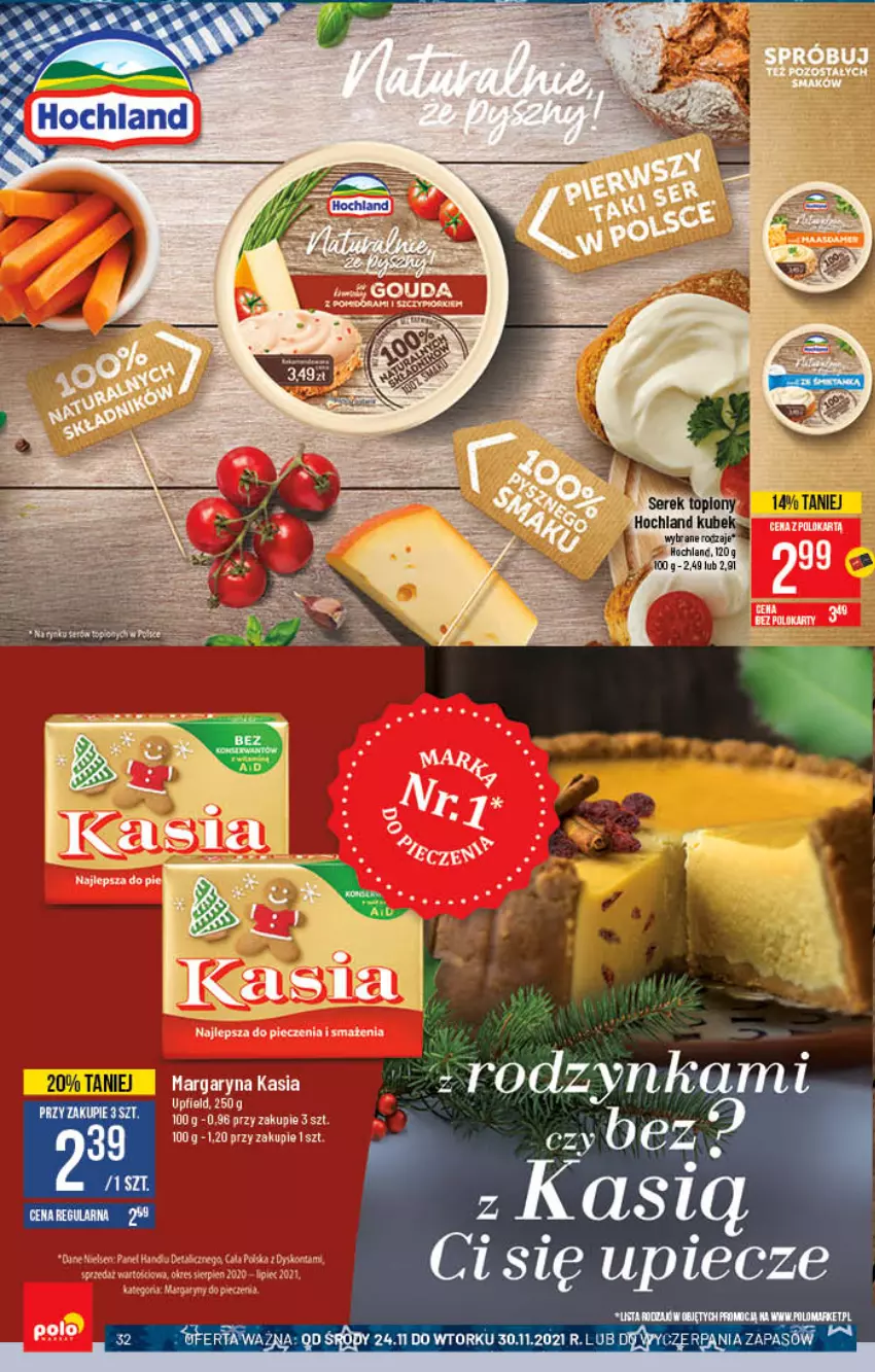 Gazetka promocyjna PoloMarket - Gazetka pomocyjna - ważna 24.11 do 30.11.2021 - strona 32 - produkty: Hochland, Kubek, Piec, Ser, Serek, Top